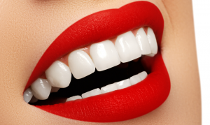 white set of teeth